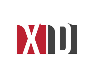 XD red square letter logo for data, developer, design, department, delivery, digital