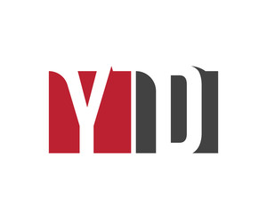 YD red square letter logo for data, developer, design, department, delivery, digital