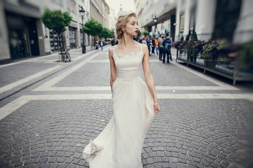 Naklejka premium wedding day in Budapest