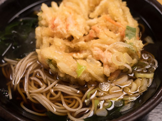 かき揚げそば