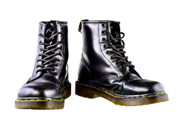 Work Boots on with background