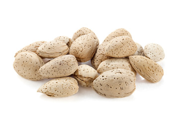 pile of almond nuts