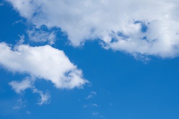 Obraz premium BLUE SKY AND WHITE CLOUD 