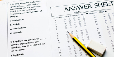 closeup english question and answer sheet