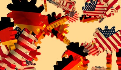 Politic and economic relationship between USA and Germany