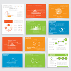 Brochure design, cover layout and infographics