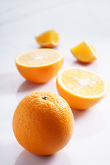 citrus fruits slices. Oranges