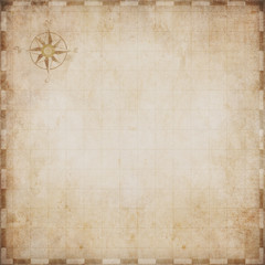 Fototapeta na wymiar old blank treasure map background 