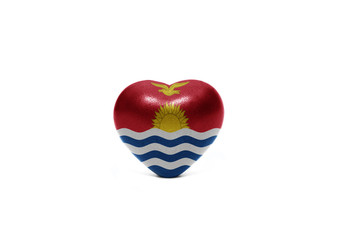 heart with national flag of Kiribati