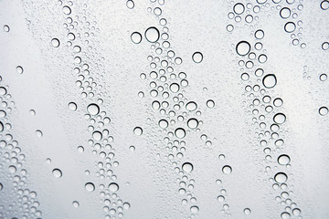 rain drop on glass background