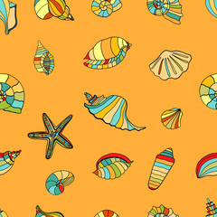 shell seamless background.