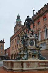 Fototapeta na wymiar Bologna, the largest city and the capital of the Emilia-Romagna region in Italy