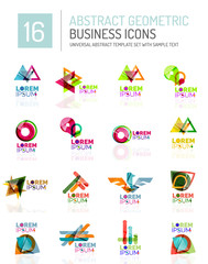 Abstract business icons