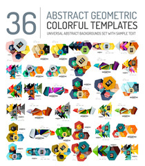 Collection of abstract backgrounds