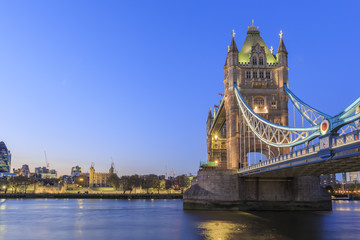 Fototapeta na wymiar The famous Tower Bridge