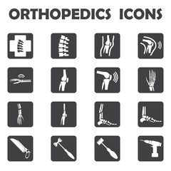 Orthopedic and spine symbol - vector illustration, Collection Hu