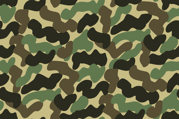 Abstract Vector Military Camouflage Background