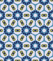 Seamless background, pattern with flowers