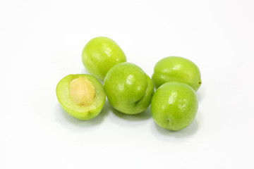 Green gage greengage fruit