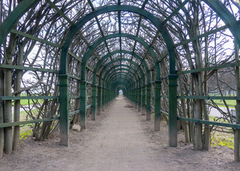 scenic artificial arcs in park