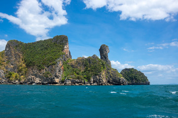 Naklejka premium View on Chicken island