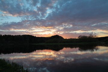 Evening near the river