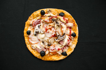 Homemade italian pizza