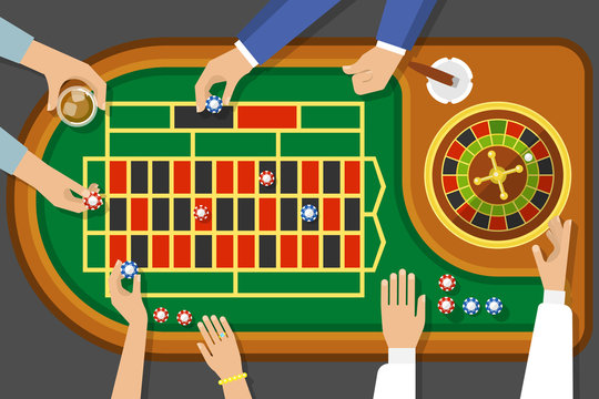 Game Of Roulette Top View