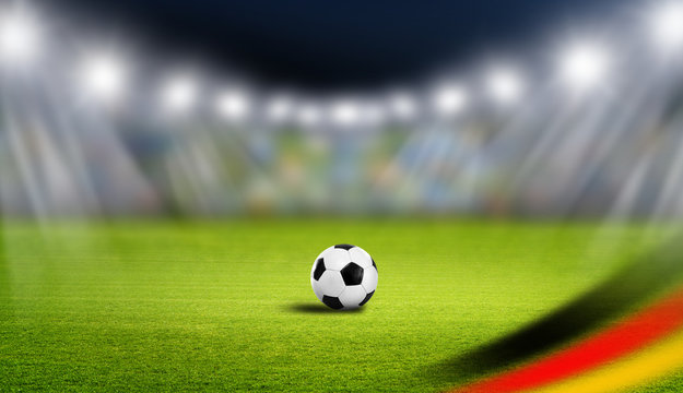 Fu&szlig;ball im Stadion
