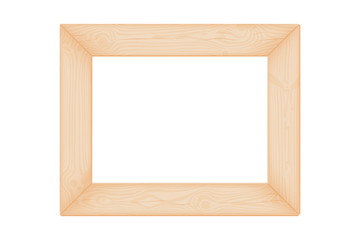 Natural textured wooden frame