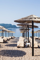 Beach in Budva, Montenegro