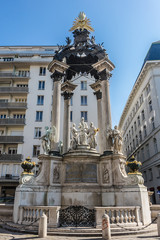 Obraz premium Wedding Fountain (Vermahlungsbrunnen). Hoher Markt, Vienna.