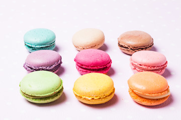 The Colorful macaroons 