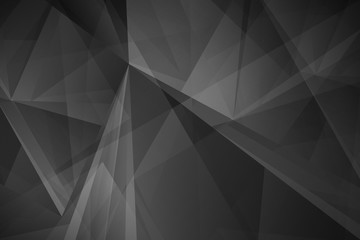 Obraz premium Abstract dark polygonal mosaic background