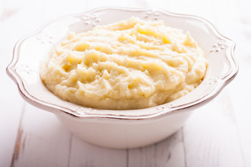 The mashed potato