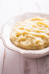 The mashed potato