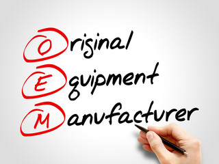OEM Original Equipment Manufacturer, acronym concept