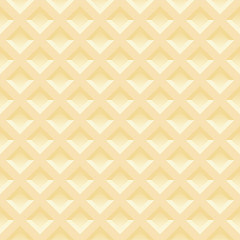 Seamless pattern of Belgian wafers. Gentle light surface.