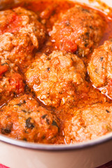 Meatballs with tomato sauce