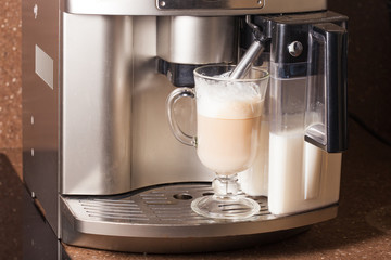 Homemade latte Espresso