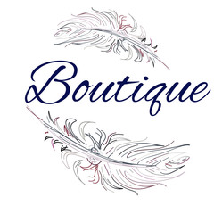  Vector. Hand drawn artwork.  concept for shop invitations, cards, tickets, congratulations, branding, boutique logo, label.