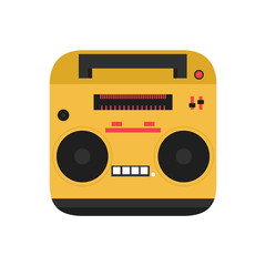 Tape Recorder Flat Icon