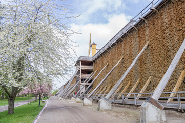 spa garden and graduation house with windmill
