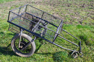 Old metal cart