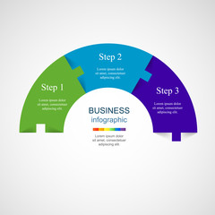 Vector infographic template