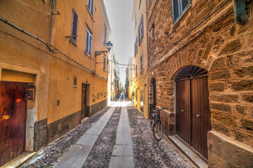 bike in Alghero old town
