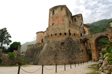 Castello Pandone, borgo antico di Venafro, città del Molise