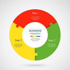 Vector infographic template