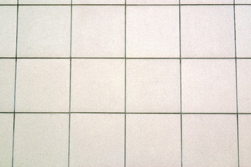 Background texture square white tiles