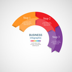 Vector infographic template